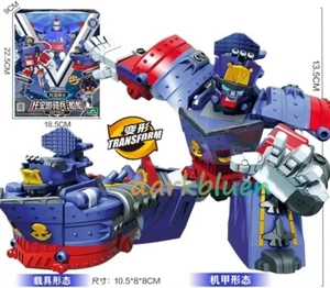 Tobot V GD Riptide Boat King Robot Transformador Vehículo Figura de Acción Juguete 5.3" - Imagen 1 de 7