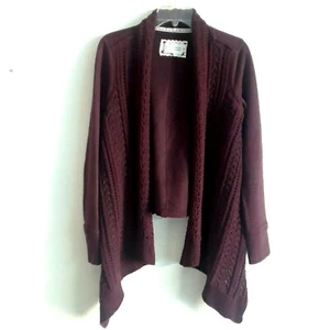 ANTHROPOLOGIE Saturday Sunday Womens Long Sleeve Soft Cardigan's Color Maroon XS - Bild 1 von 7
