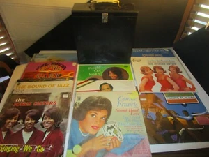 VINTAGE METAL   Lp Case  + 10 RECORD ALBUMS - Picture 1 of 5