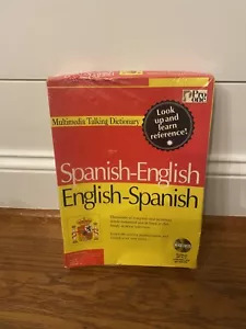 Rare Pro One Spanish-English Dictionary Big Box PC CD-Rom New Vintage Windows IB - Picture 1 of 3