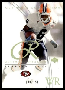 2003 Upper Deck Ultimate Collection Brandon Lloyd Rookie 200/750 San Francisco - Picture 1 of 2