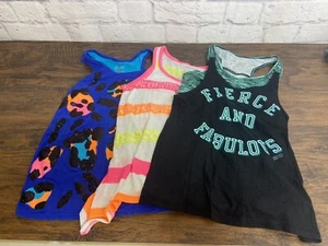 Lot Of 3 girls justice tank tops size 10 - Picture 1 of 3