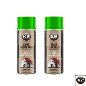 PINTURA SPRAY PINZA VERDE x 2 K2 PRO ALTO BRILLO RESISTENTE AL CALOR 400ML A3012 - Imagen 1 de 10