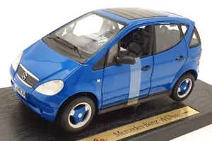 Maisto 1/18 Scale Diecast 31841 - Mercedes-Benz A Class 1997 - Blue - Picture 1 of 5