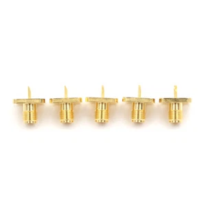 5x SMA Buchse Chassis Flansch Panel Mount 4-Loch HF-Löt-Anschluss AdapteR'$r - Zdjęcie 1 z 6