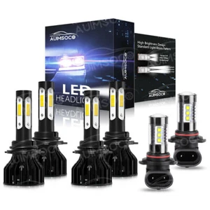 White LED Light Fog Light Bulbs for 2004-2006 Chevy Silverado 1500 2500HD - Picture 1 of 12