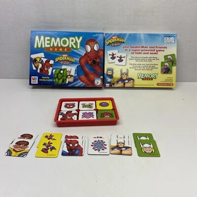 Memory Game Marvel Spider-Man & Friends Brand New Sealed 2006 Preschool 3+ - Image 1 of 4
