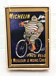 Michelin Hombre Bicicleta Pneu Velo Deck Por Gemaco 52+ 2J+Caja Bibendum Anuncio - Imagen 1 de 14
