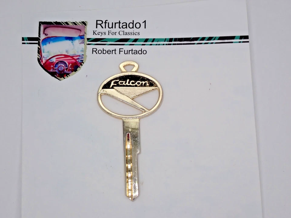 Llave en blanco chapada en oro para Ford Falcon 1952 a 1965 (1127DU) Foto 1 de 2