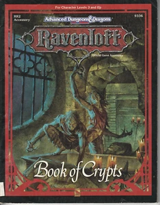 Ravenloft RR2 Libro de Criptas Accesorio AD&D 2E RPG Suplemento TSR - Imagen 1 de 2