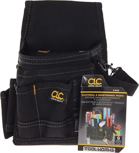 Custom Leathercraft CLC 1503 9 Pocket Electrical & Maintenance Pouch - Picture 1 of 4