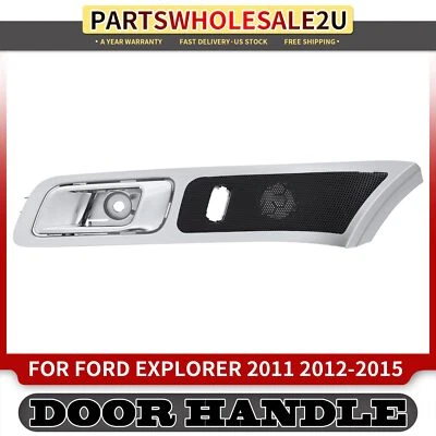 Front LH Chrome + Gray Interior Door Handle for Ford Police Interceptor Utility - Image 1 of 4