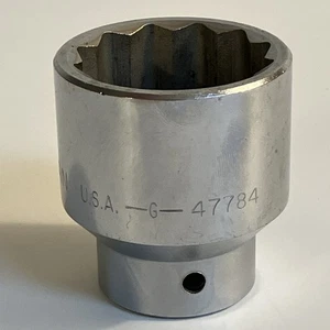 Craftsman G Series Socket, 1-11/16 SAE, 12 Point, 3/4” Drive. Tool Number 47784 - Picture 1 of 8