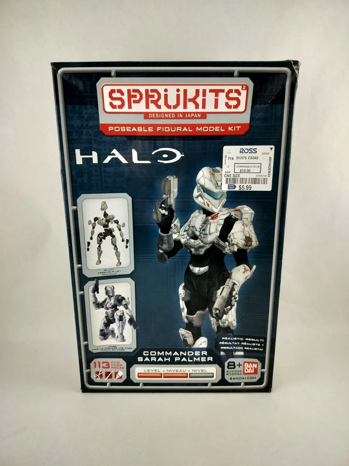 Sprukits HALO Posable Figura de Acción Modelo Kit ~ Comandante Sarah Palmer Bandai Foto 1 de 4