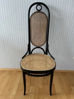 Wiener Geflecht Kaffeehaus Bugholz-Stuhl Rattan - Bild 1 von 4