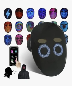 Moyaca Programmierbare LED Maske-APP Bluetooth Anpassbare Leuchtende Gesichtsmaske - Bild 1 von 7