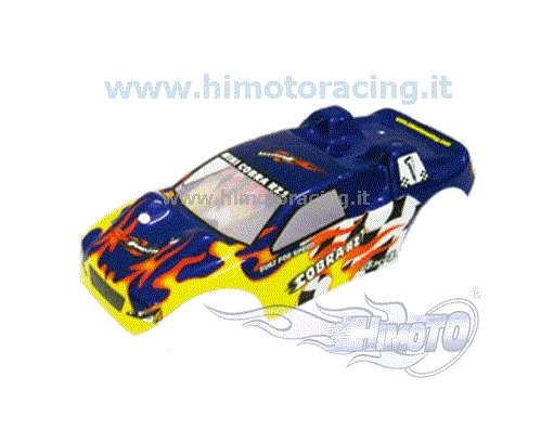 16621 CARROZZERIA MONSTER TRUCK 1:16 VERNICIATA + DI ADESIVI - CAR BODY HIMOTO - Immagine 1 di 1