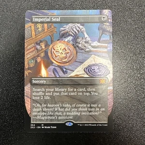 MTG Imperial Seal Borderless Non Foil -Double Masters 2022 [2X2] NM JY - Picture 1 of 10