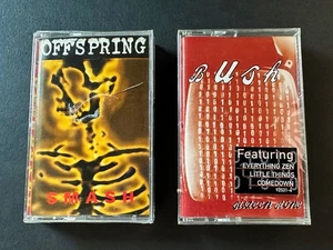 Offsping "Smash" & Bush "Sixteen Stone" 1994 SEALED NOS NEW CASSETTE LOT *READ* - Picture 1 of 8