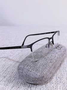 Hugo Boss Boss 1007 Brillengestell 52-19-145 Brille Matt Blau Edelstahl - Bild 1 von 12