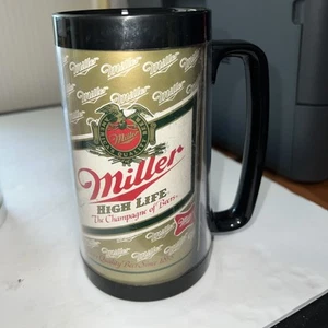 Tazza in plastica isolata termica birra Miller High Life vintage made in USA - Foto 1 di 15