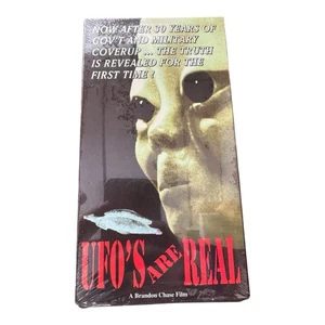 UFOs Are Real VHS Tape Footage Never Seen Before Alien 1993 Brandon Chase Sealed - Picture 1 of 2