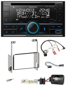 Kenwood CD 2DIN DAB USB Lenkrad Bluetooth Autoradio für Nissan X-Trail T31 2007- - Bild 1 von 10