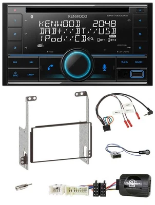 Kenwood CD 2DIN DAB USB Lenkrad Bluetooth Autoradio für Nissan X-Trail T31 2007- - Bild 1 von 4
