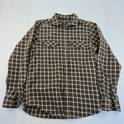 Camisa Informal CRAGHOPPERS Pequeña Verde Para Hombre Poliéster Algodón Cuadros Manga Larga Foto 1 de 4
