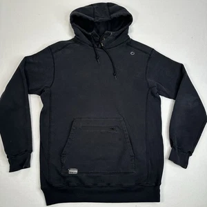 Origin Maine Hoodie Herren Large schwarz verblasst das schwere Sweatshirt hergestellt in den USA - Bild 1 von 13