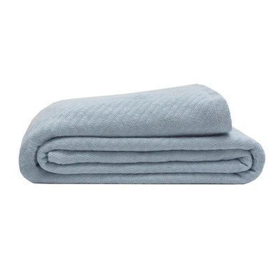 Organic Cotton King Blanket 100 Percent Soft Yarn Comfortable Adults Teens Kids - Image 1 of 4