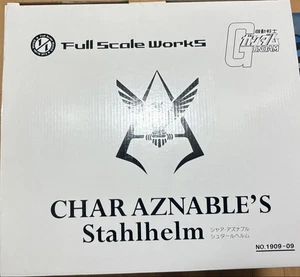 Full Scale Works Char Aznable Stahlhelm Gundam Helmet Eye Mask White - Picture 1 of 12