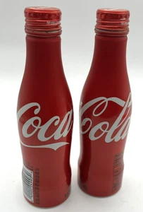 Lot of 2 Empty Coca-Cola Aluminum Bottles 2009 - Picture 1 of 11