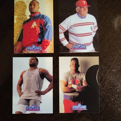 1991 Pro Line Portraits - four cards - 264, 144, 175, 104 - New England Patriots - Image 1 of 4