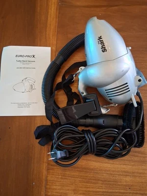 Shark Euro-Pro X Turbo Hand Held Vacuum Cleaner Model EP033 600W, Works Great - Image 1 of 3
