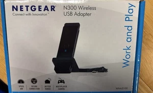 NICE NETGEAR N300 Wireless Wi-Fi Receiver USB Adapter WNA3100 - Picture 1 of 4