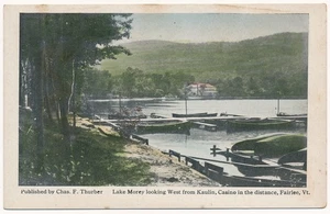 Lake Morey looking West from Kaulin, Fairlee, Vermont ca.1910 - Imagen 1 de 2