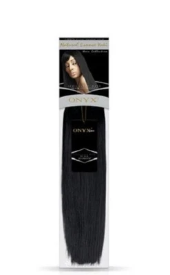Extensión de tejido Yaki esencia natural 100 % cabello humano diamante negro ONYX 12" - Q3 Foto 1 de 4