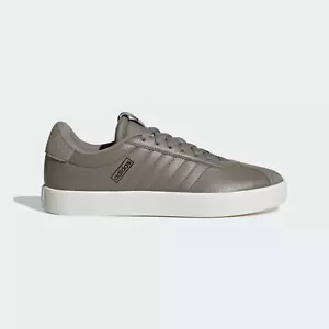 Adidas VL Court 3.0 Men's Running Shoe Skate Sneakers Olive Trainers #SU - Picture 1 of 8