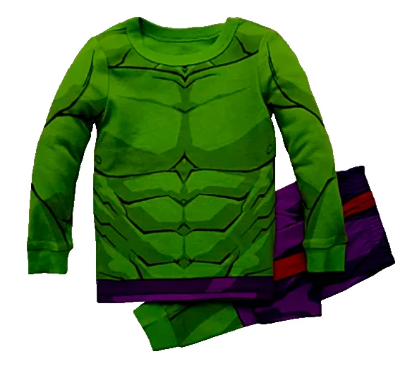 Disney Incredible Hulk PJ Pal Costume Pajamas size 5