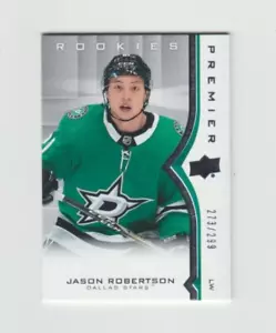 Jason Robertson Rookie 2020-21 Upper Deck Premier # 273/299 - Picture 1 of 2
