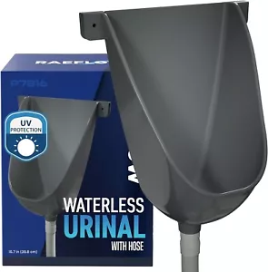 Waterless Urinal with Hose - UV Resistant Outside Urinal, Outdoor Plastic Urinal - Picture 1 of 6