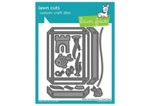 New! Lawn Fawn BUILD-AN-AQUARIUM Lawn Cuts Craft Cutting Dies LF2361 - Picture 1 of 1