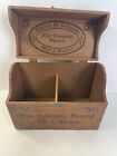 Vintage May Company Special Mild & Mellow Wood Cigar Box 5¢-Hinged Lid