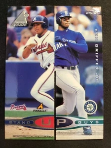 1998 Pinnacle Inside Thomas Rodriguez Chipper Griffey Jr #25-A STAND UP GUYS - Bild 1 von 2