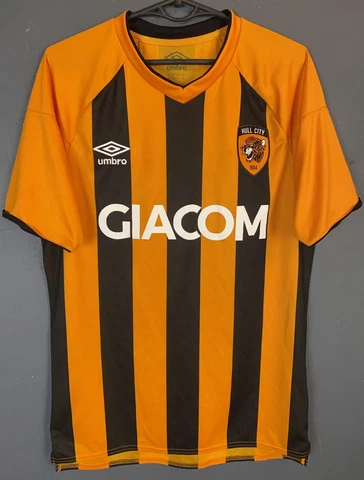 MEN'S FC HULL CITY 2020/2021 HOME SOCCER FOOTBALL SHIRT JERSEY SIZE M MEDIUM Cover
