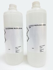 KIT GLICOLE PROPILENICO 1kg + GLICERINA VEGETALE 1kg SUPER PROMOZIONE