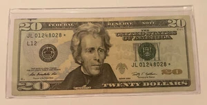 US Fancy Star Error Note Serial Twenty Dollar Replacement Duplicate Ink Fed $20 - Picture 1 of 2