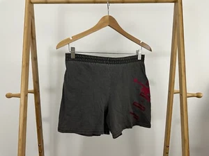 VTG 80s Nike Jordan Spellout Swoosh Jumpman Faded Cotton Shorts YOUTH Small - Picture 1 of 7