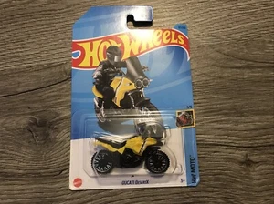 Hot Wheels Yellow Ducati DesertX, HW: Moto, (1/5) 1:64 Die Cast Motorcycle - Picture 1 of 2
